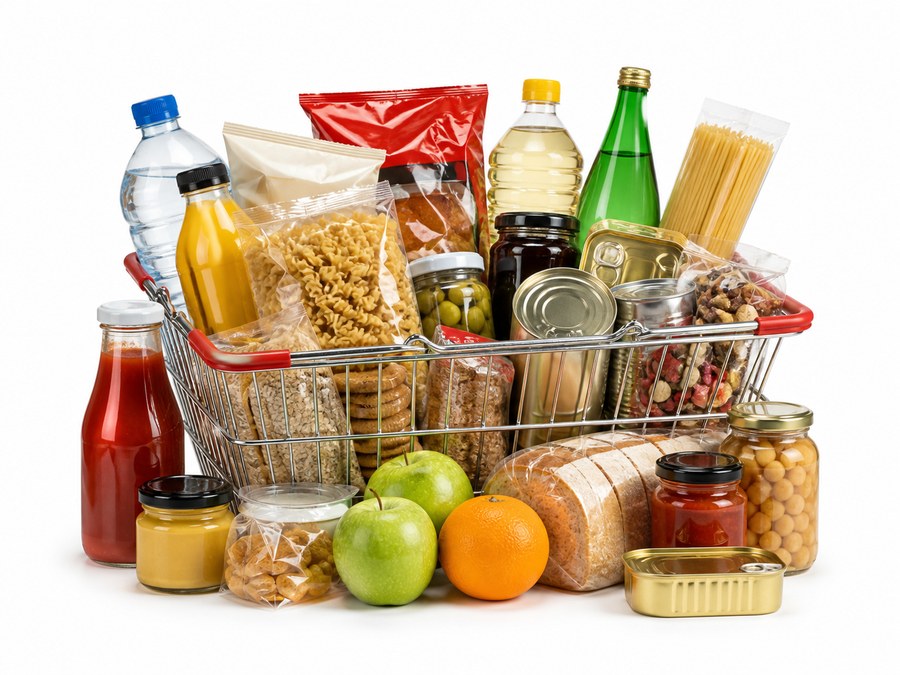 Food and beverage product basket